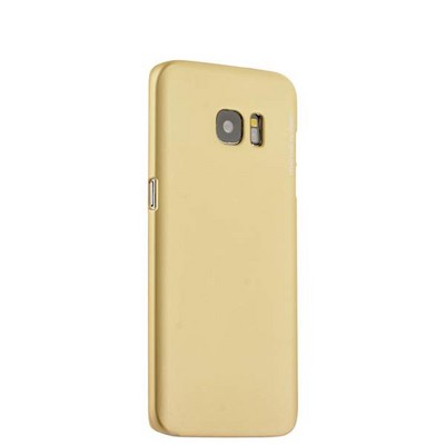 Чехол-накладка пластик Soft touch Deppa Air Case D-83242 для Samsung Galaxy S7 Edge SM-G935F 1мм Золотистый - фото 6908