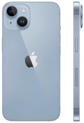 Смартфон Apple iPhone 14 128 ГБ, синий купить в Москве по низкой