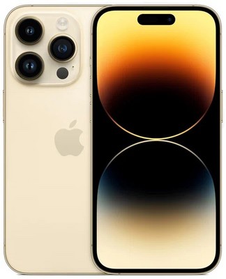 Смартфон Apple iPhone 14 Pro 1 ТБ, золотой - фото 17280