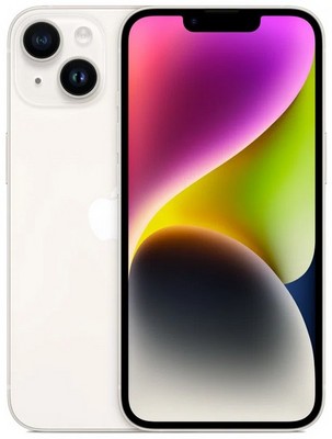 Смартфон Apple iPhone 14 128GB, сияющая звезда (Starlight) A2884 Dual Sim (NANO-SIM) - фото 17542