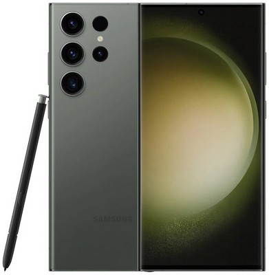 Смартфон Samsung Galaxy S23 Ultra 12/256 ГБ, Зелёный фантом - фото 18415