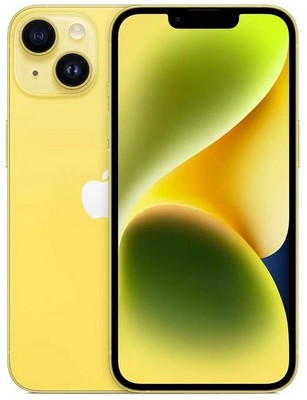 Смартфон Apple iPhone 14 128 ГБ, желтый - фото 20728