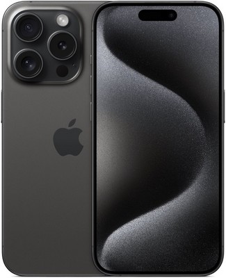 Смартфон Apple iPhone 15 Pro 128 Гб Титановый черный (Black Titanium) - фото 20879
