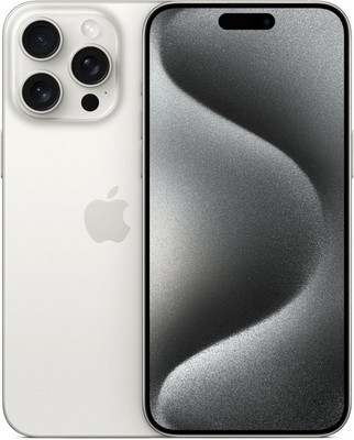 Смартфон Apple iPhone 15 Pro 128 Гб Титановый белый (White Titanium) A3104 DUAL SIM (NANO-SIM) - фото 20918