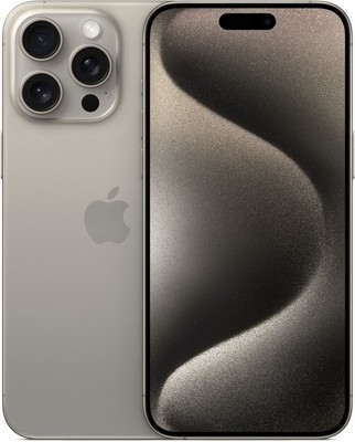 Смартфон Apple iPhone 15 Pro 128 Гб Титановый бежевый (Natural Titanium) A3104 DUAL SIM (NANO-SIM) - фото 20926
