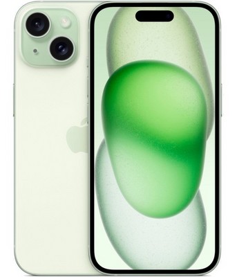 Смартфон Apple iPhone 15 256 Гб Зеленый (Green) - фото 21298