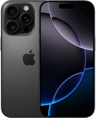 Смартфон Apple iPhone 16 Pro 128 Гб Титановый черный (Black Titanium) - фото 21827