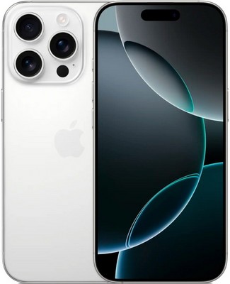 Смартфон Apple iPhone 16 Pro 256 Гб Титановый белый (White Titanium) - фото 21875