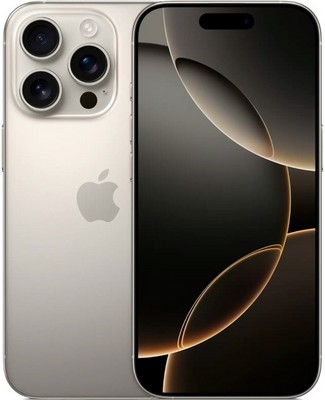 Смартфон Apple iPhone 16 Pro Max 256 Гб Титановый бежевый (Natural Titanium) - фото 22027