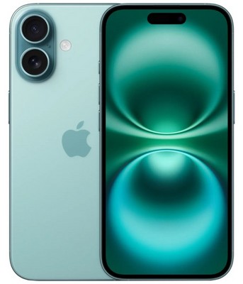 Смартфон Apple iPhone 16 128 Гб Бирюзовый (Teal) - фото 22173