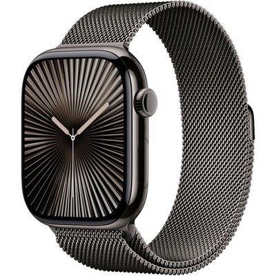 Умные часы Apple Watch Series 10 46 мм Slate Titanium Case with Slate Milanese Loop - фото 22665