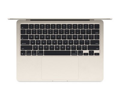 Ноутбук Apple MacBook Air 13 2025, 2560x1664 Apple M4, RAM 16 ГБ, SSD 256 ГБ, MW0Y3, Starlight (Сияющая звезда) - фото 22952