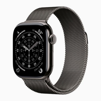 Умные часы Apple Watch Series 11 46 мм Slate Titanium Case with Slate Milanese Loop ML - фото 23465
