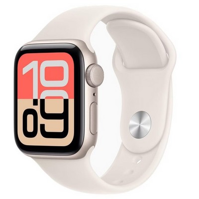Умные часы Apple Watch Series SE 3 40 мм Aluminium Case, Starlight Sport Band (Сияющая звезда) - фото 23503