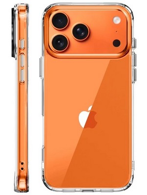 Силиконовый чехол прозрачный для iPhone 17 Pro Max - фото 23558