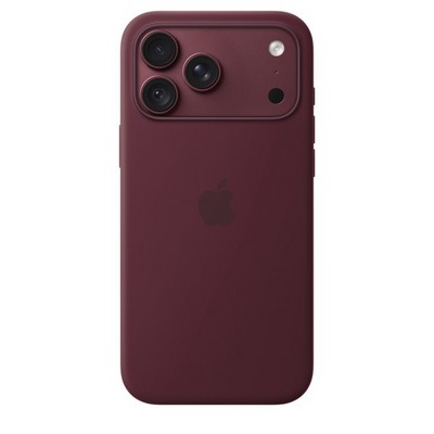 Чехол силиконовый Apple iPhone 18 Pro Max Silicone Case with MagSafe Burgundy (Бургунди бордовый) MK914 - фото 24566