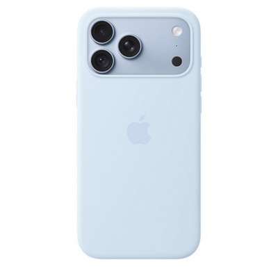Чехол силиконовый Apple iPhone 18 Pro Silicone Case with MagSafe Crisp Blue (Голубой) MK8W4 - фото 24600