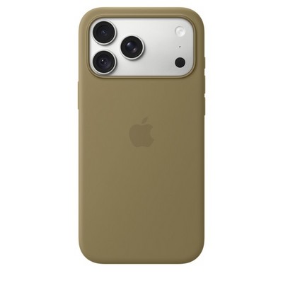 Чехол силиконовый Apple iPhone 18 Pro Silicone Case with MagSafe Olive (Оливковый) MK8R4 - фото 24612