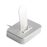 Док-станция COTEetCI Dock1 Lightning Stand Aluminum (MFI) CS5010-TS для iPhone X/ 8 Plus/ 8/ 7 Plus7/ 6/ SE/ iPod Серебристая