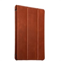 Чехол кожаный i-Carer для New iPad (9,7&quot;) 5-6го поколений 2017-2018г.г. Vintage Series (RID707br) Коричневый
