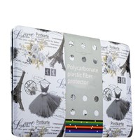 Защитный чехол-накладка BTA-Workshop для Apple MacBook Pro 13 (черный рисунок) вид 2 (открытка)