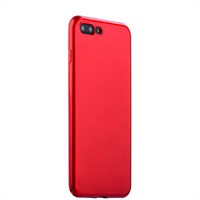 Чехол-накладка силиконовый J-case Shiny Glazed Series 0.5mm для iPhone 8 Plus/ 7 Plus (5.5&quot;) Jet Red Красный