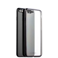 Чехол-накладка силикон Deppa Gel Plus Case D-85286 для iPhone 8 Plus/ 7 Plus (5.5) 0.9мм Черный матовый борт