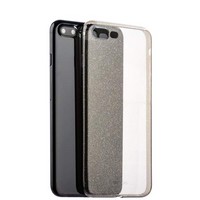 Чехол-накладка силикон Deppa Chic Case с блестками D-85301 для iPhone 8 Plus/ 7 Plus (5.5) 0.8мм Черный