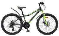 Велосипед STELS 24" Навигатор 450 MD чер/зел 18-ск., рама AL Велосипед STELS 24" Навигатор 450 MD чер/зел 18-ск., рама AL