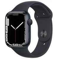 Умные часы Apple Watch Series 7 GPS 45mm Midnight Aluminum Case with Sport Band Midnight Тёмная ночь MKN53LL/A