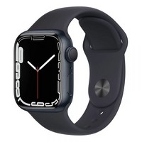 Apple Watch Series 7 GPS 41mm Midnight Aluminum Case with Sport Band Midnight «Тёмная ночь»