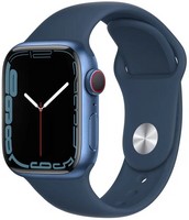 Умные часы Apple Watch Series 7 41 мм Aluminium Case, синий омут