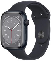 Умные часы Apple Watch Series 8 41 мм Aluminium Case, Midnight Sport Band S/M
