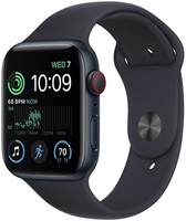 Умные часы Apple Watch Series SE 2022 Gen 2 40 мм Aluminium Case, Midnight/Midnight Sport Band Темная ночь