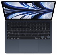 Ноутбук Apple MacBook Air 13 2022 2560x1664, Apple M2, RAM 8 ГБ, SSD 256 ГБ MLY33, полуночный черный, английская раскладка