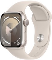 Умные часы Apple Watch Series 9 41 мм Aluminium Case GPS, starlight Sport Band (Сияющая звезда)