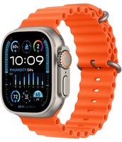 Умные часы Apple Watch Ultra 2 49 мм Titanium Case GPS + Cellular, Orange Ocean Band (Оранжевый)