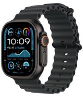 Умные часы Apple Watch Ultra 2 49 мм (2024) Black Titanium Case, Black Ocean Band (Черный)