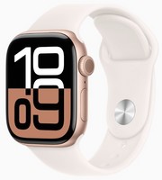 Умные часы Apple Watch Series 10 42 мм Rose Gold Aluminium Case GPS, Light Blush Sport Band (Легкий румянец)