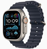 Умные часы Apple Watch Ultra 2 49 мм (2024) Titanium Case, Navy Ocean Band (темно-синий)