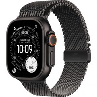 Умные часы Apple Watch Ultra 3 49 мм Black Titanium Case with Black titanium Milanese loop (миланский черный) Large