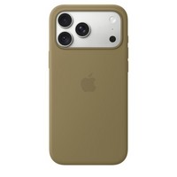 Чехол силиконовый Apple iPhone 18 Pro Silicone Case with MagSafe Olive (Оливковый) MK8R4