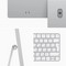 Моноблок Apple iMac 24 2021 M1 8 core, 8ГБ, 256Гб SSD, Silver, Серебристый (MGTF3FRU/A) - фото 16516