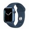 Умные часы Apple Watch Series 7 GPS 45mm Aluminum Case with Sport Band Blue pool (Cиний омут) MKN83LL/A