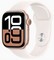 Умные часы Apple Watch Series 10 46 мм Rose Gold Aluminium Case GPS, Starlight Sport Band (Сияющая звезда) - фото 22463