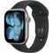 Умные часы Apple Watch Series 11 46 мм Space Grey Aluminium Case GPS, Black Sport Band (Черный) - фото 23417
