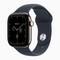 Умные часы Apple Watch Series 12 42 мм Natural Titanium Case GPS, Navy Blue Sport Band (Темно-синий) - фото 24560