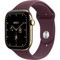 Умные часы Apple Watch Series 12 46 мм Radiant Gold Titanium Case GPS, Burgundy Sport Band (Бордовый) - фото 24571